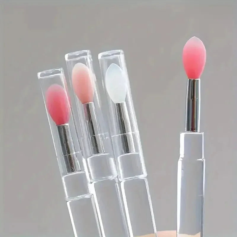 Silicone Lip Brush with Cover | Lipstick & Gloss Applicator Lip Brush Applicator QXL