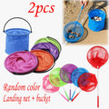 2-in-1 Kids Fishing Net & Foldable Bucket | Outdoor Toy Set Kids Outdoor Toy Set QXL 2Pcs Random color