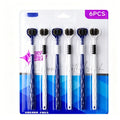 6-Pack 3D U-Shaped Three-Sided Soft Toothbrush for Adults Manual Toothbrush QXL 6pcs-pack