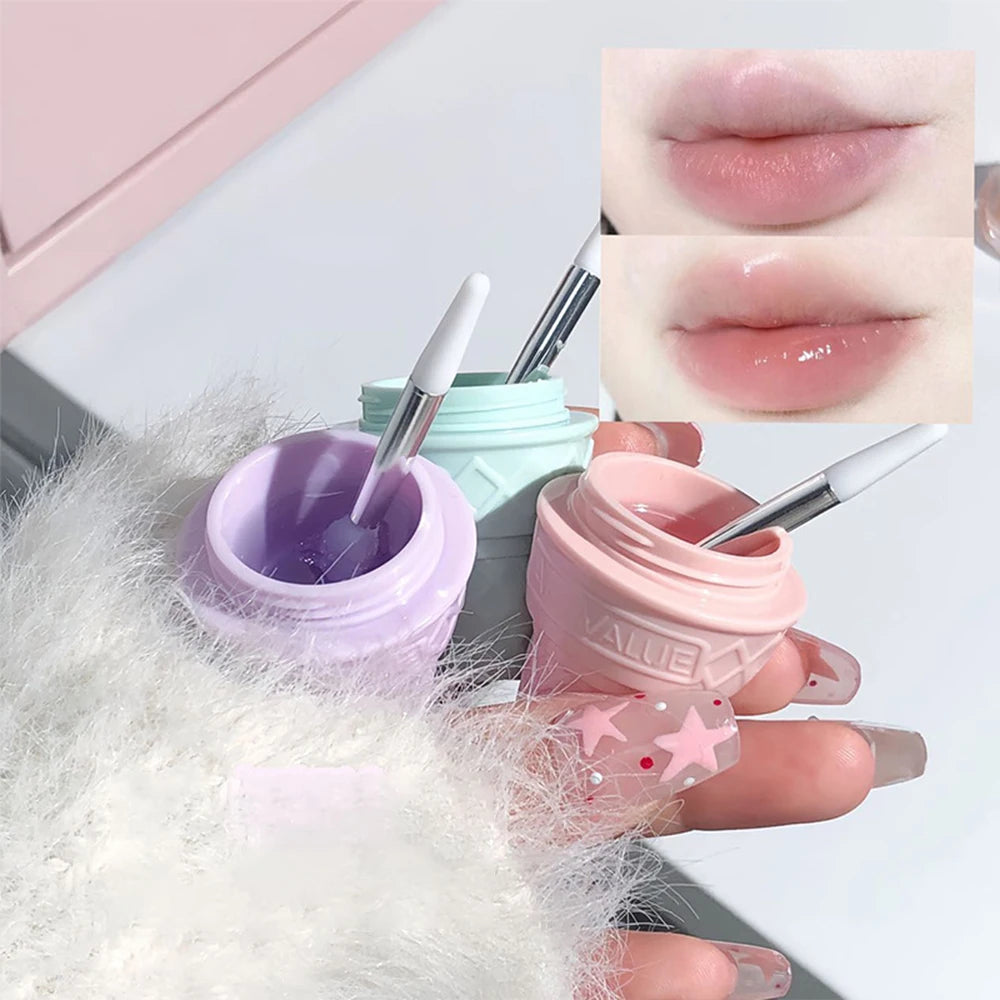 3-Piece Solid Lip Gloss Set | Moisturizing Lip Balm & Tint Lip Gloss Set QXL
