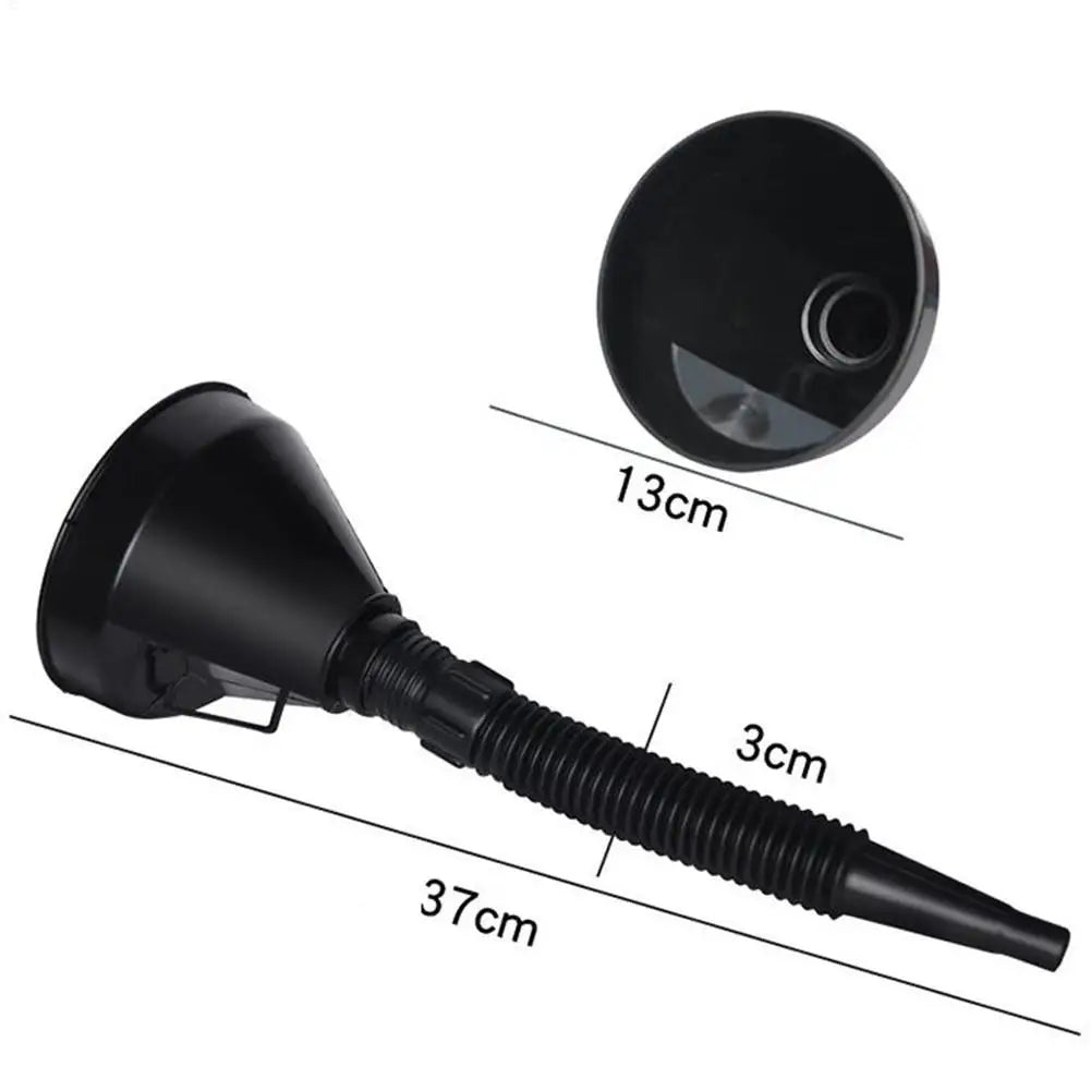 Universal Oil Funnel Set with Filter & Flexible Extension Nozzle Automotive Funnel Set QXL
