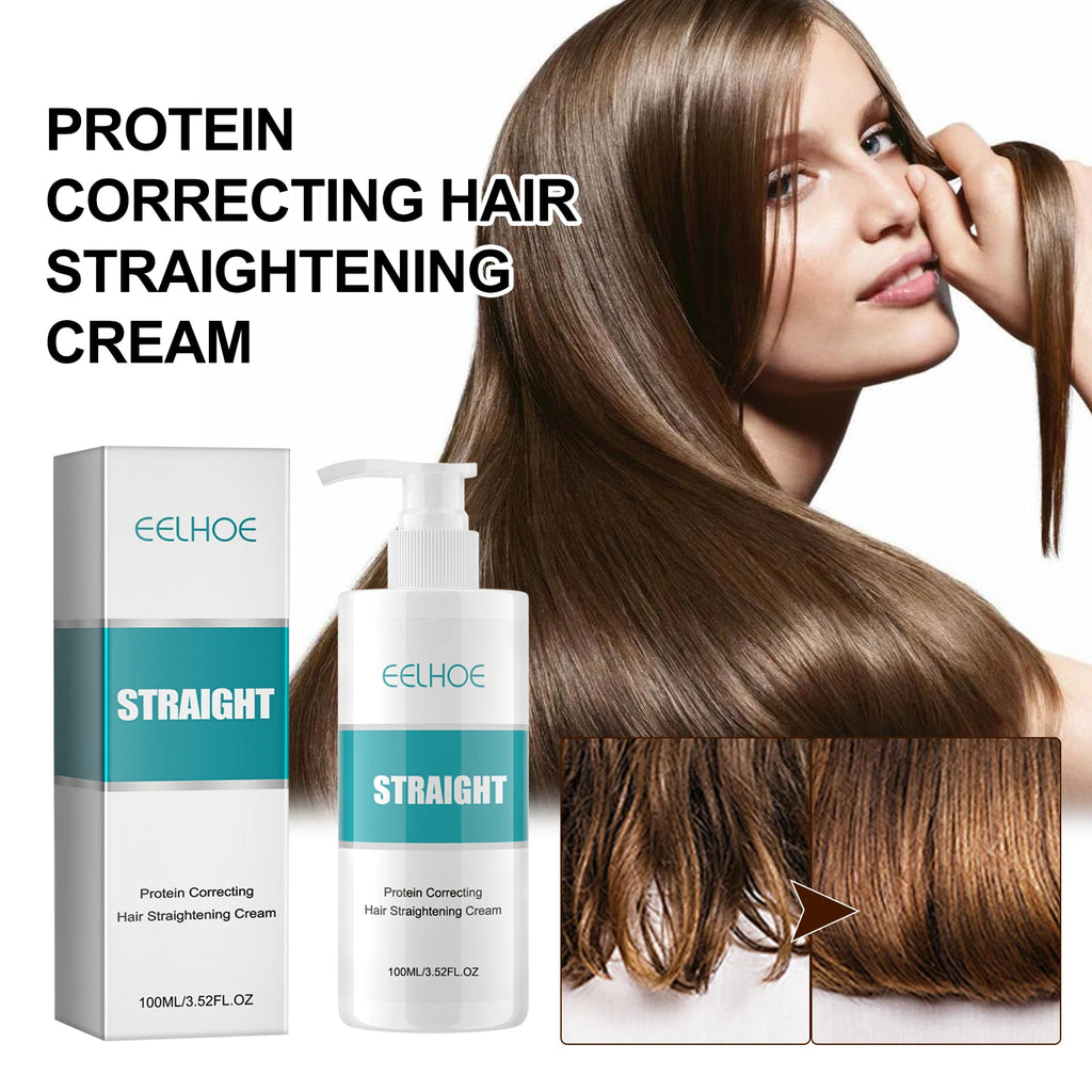 Keratin Hair Straightening & Repair Cream – Anti-Frizz Keratin Hair Treatment QXL