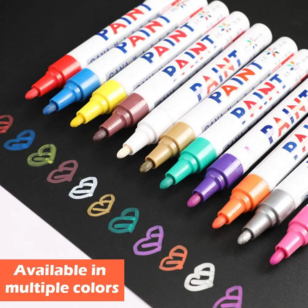 Car Scratch Repair Touch-Up Paint Pen | Waterproof Tyre Pen Touch-Up Paint Pen QXL