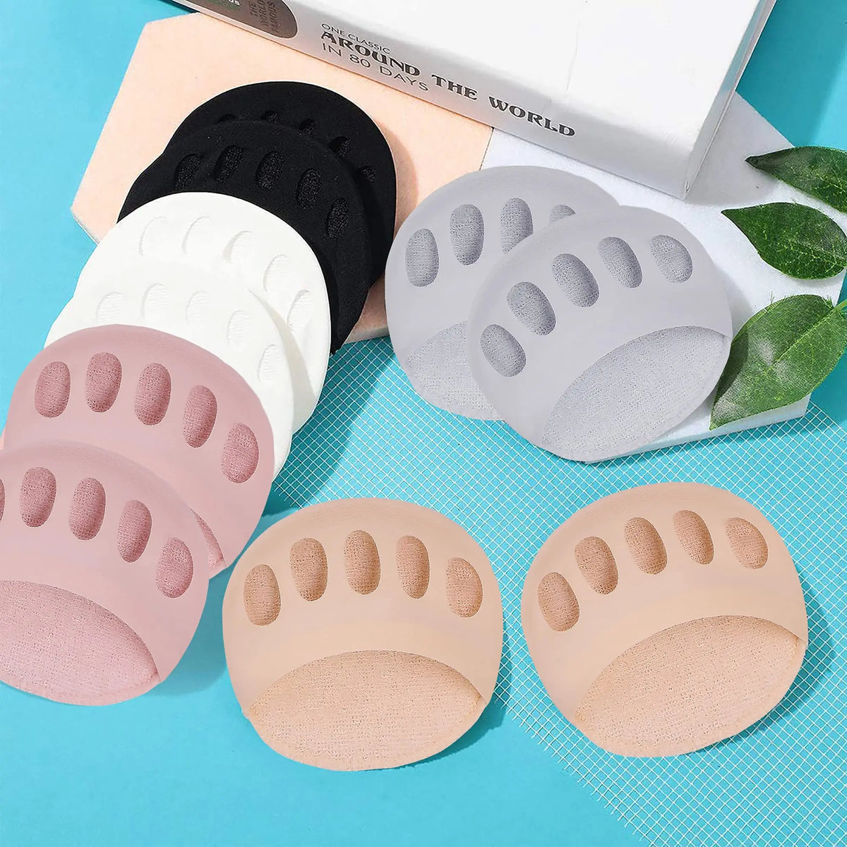2-Pack High Heel Forefoot Cushion Pads | Anti-Slip Foot Protection Forefoot Cushion Pads QXL