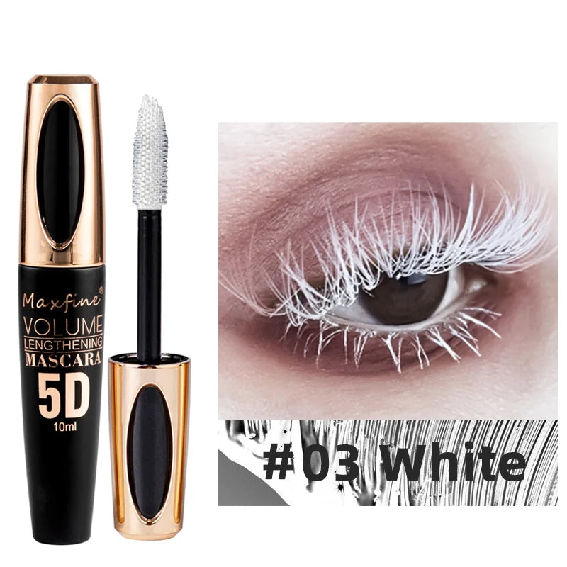 MAXFINE 5D Silk Mascara – Waterproof, Lengthening & Curling Waterproof Mascara QXL 03