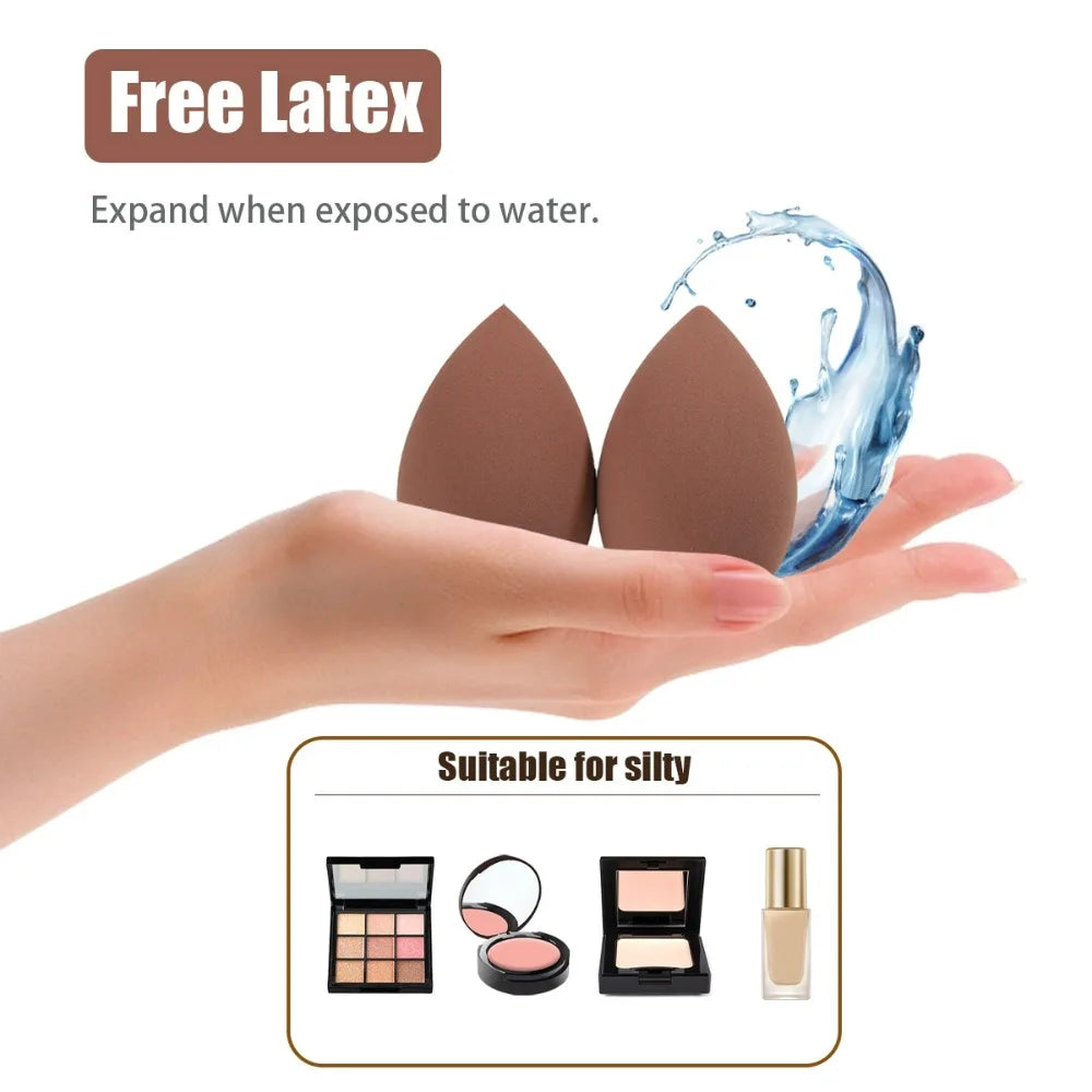 Multicolor Makeup Sponge Blender Set – 12 or 60 Pcs Makeup Sponge Blender QXL