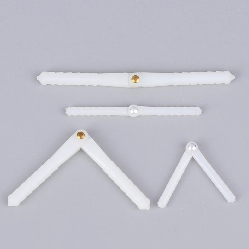 10-Pack RC Airplane Plastic Pin Hinges | 2.5mm & 4.5mm Wing Parts RC Model Hinge QXL