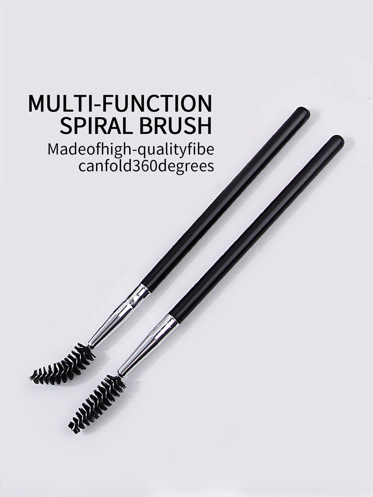 2-Pack Curved Spoolie Brush Set | Brow & Lash Tool Spoolie Brush Set QXL
