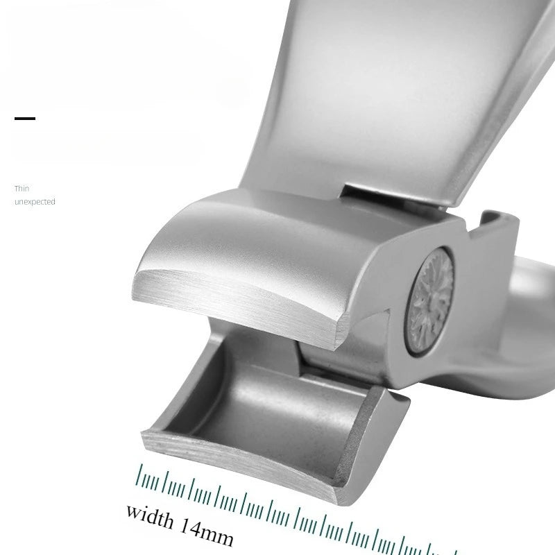 Wide-Jaw Stainless Steel Nail Clipper | Anti-Splash Design Nail Clipper QXL