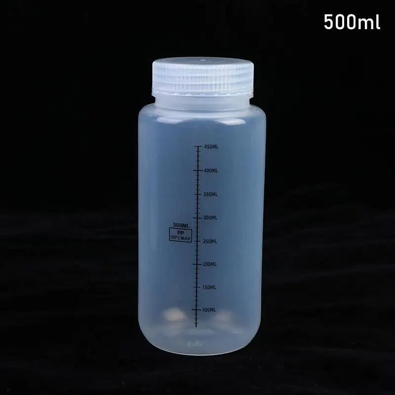 Wide Mouth PP Storage Bottles with Lids | 500ml & 1000ml Lab Storage Bottle QXL 500ml
