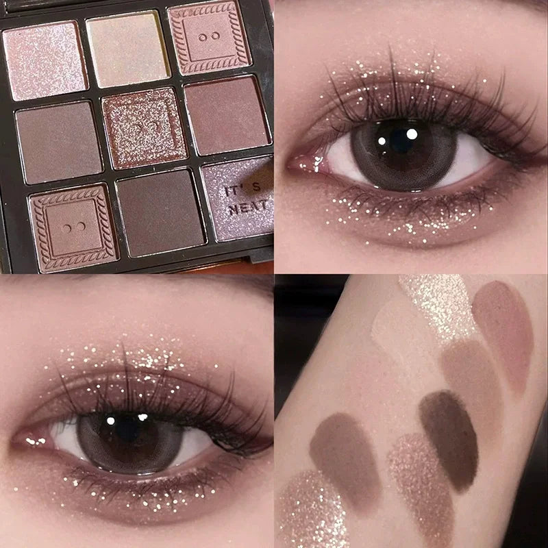 VERONNI Gothic Smoky Eyeshadow Palette | 8-Color Matte & Shimmer Eyeshadow Palette QXL 05