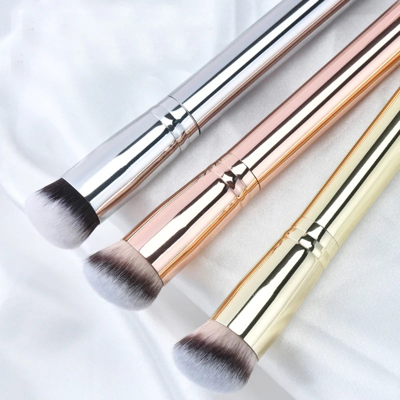 Metal Handle Foundation & Concealer Brush | Precision Makeup Makeup Brush QXL