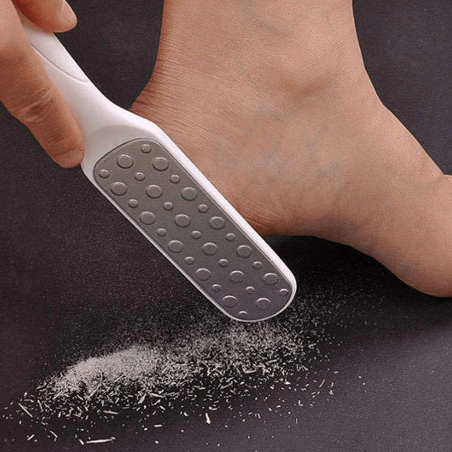 Double-Sided Foot Scrubber & Exfoliating Brush | Large Size Foot Scrubber File QXL