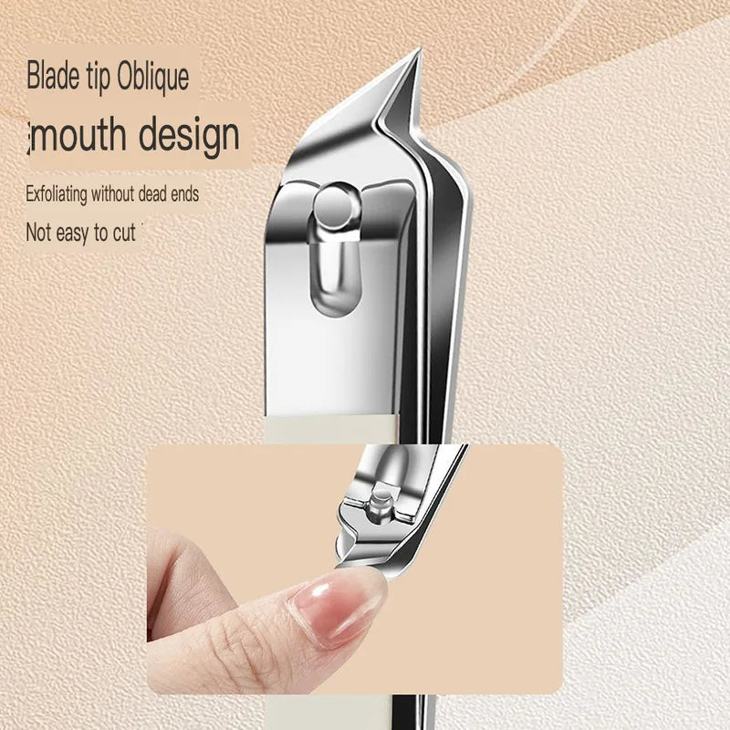 Anti-Splash Stainless Steel Nail Clipper Set | Finger & Toe Nail Clipper Set QXL