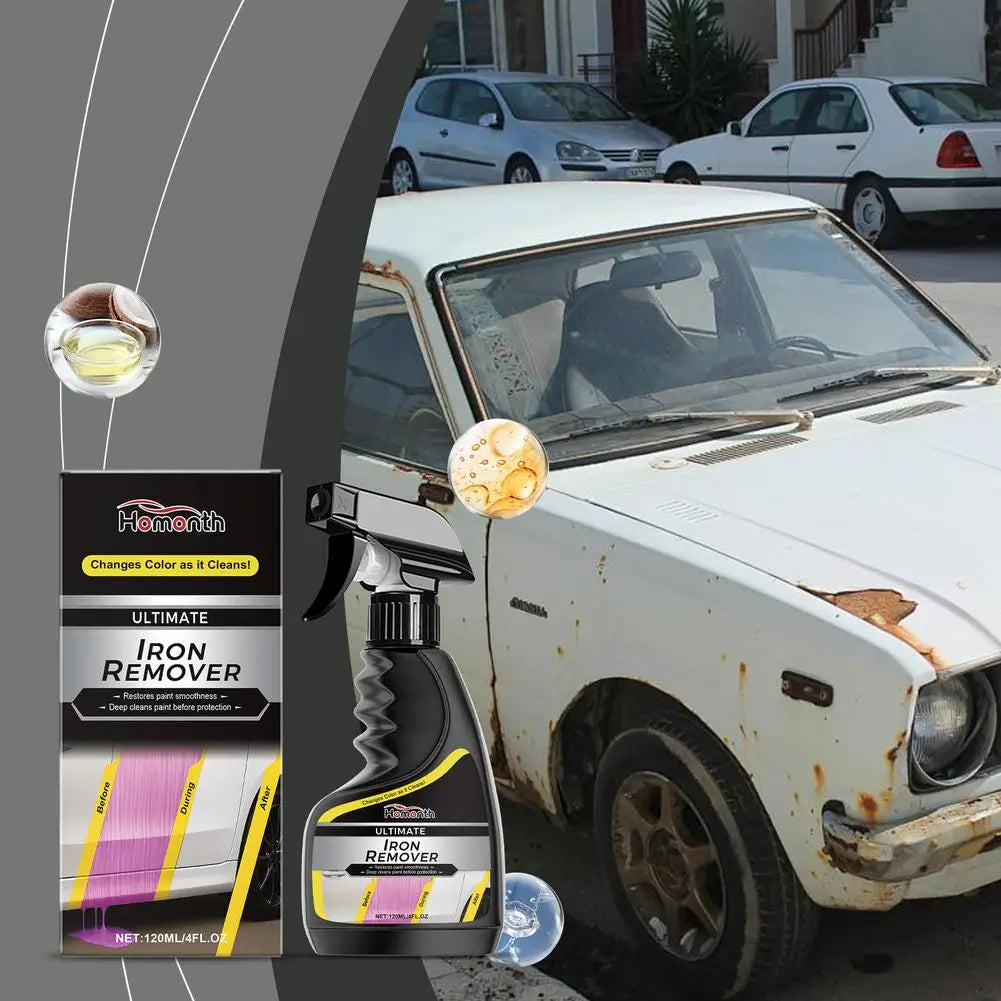 Heavy-Duty Rust Remover Spray for Metal, Tools & Cars 120ml Rust Remover Spray QXL