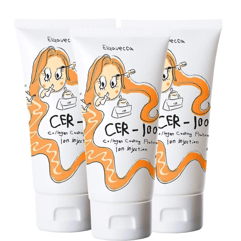 Cer-100 Collagen Keratin Hair Mask – Smooth Frizzy Hair Collagen Hair Mask QXL C