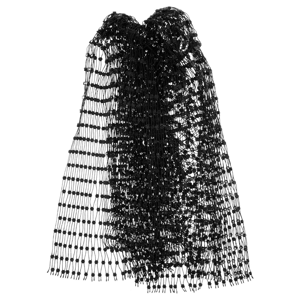 Rhinestone Mesh Headband – Rave & Festival Hair Accessory Rhinestone Headband QXL