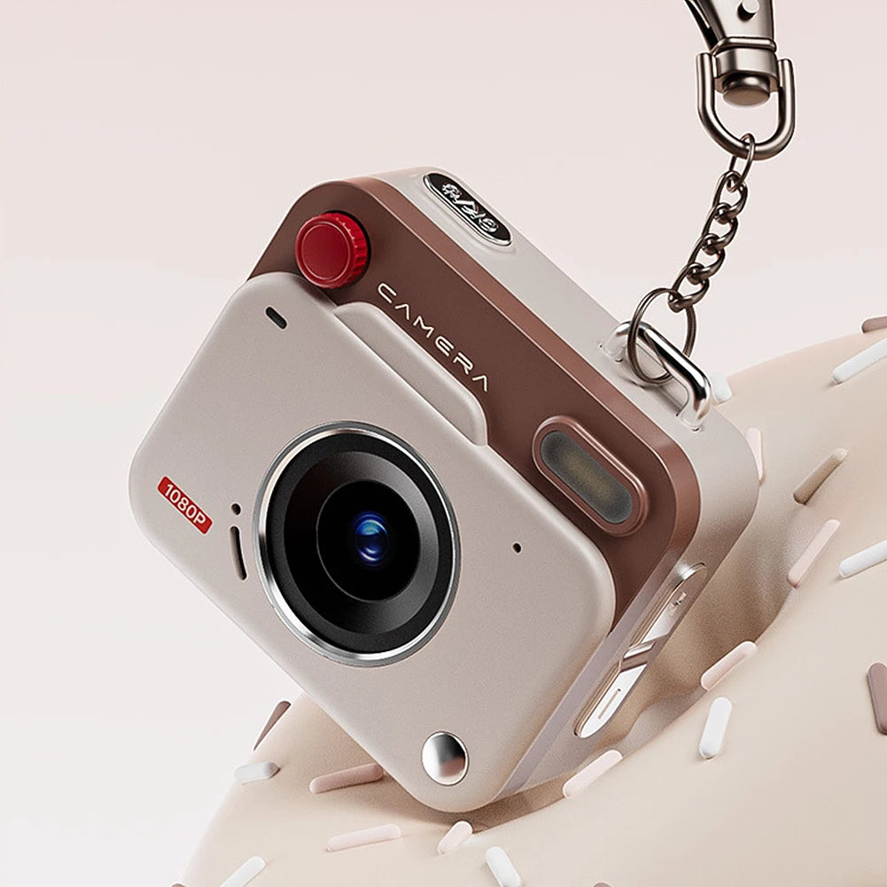 HD Retro Mini Digital Camera | 48MP, 1080P, Flash & Keychain Mini Digital Camera QXL