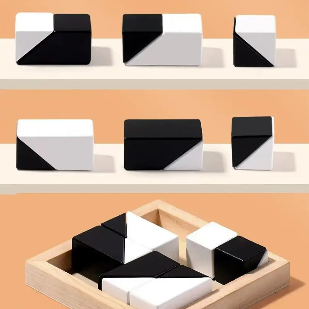 Montessori 3D Hidden Block Puzzle Toy | Kids Building Blocks Educational Puzzle Toy QXL