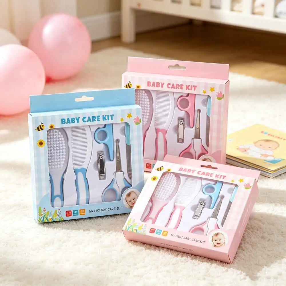 6-Piece Baby Grooming Kit – Nail Clipper & Brush Gift Set Baby Grooming Kit QXL
