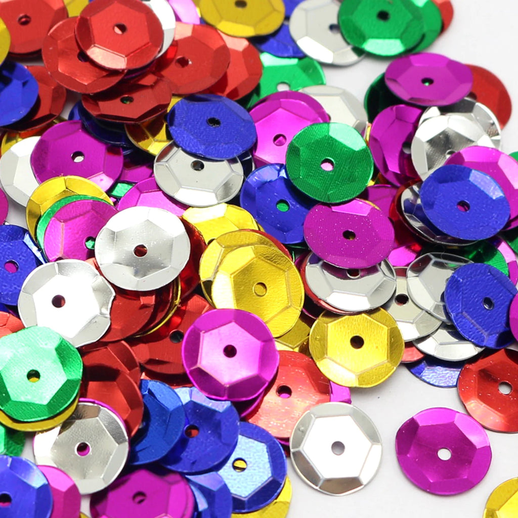1500 Round Cup Sequins 12mm Paillettes | Sewing & Craft Craft Sequins QXL