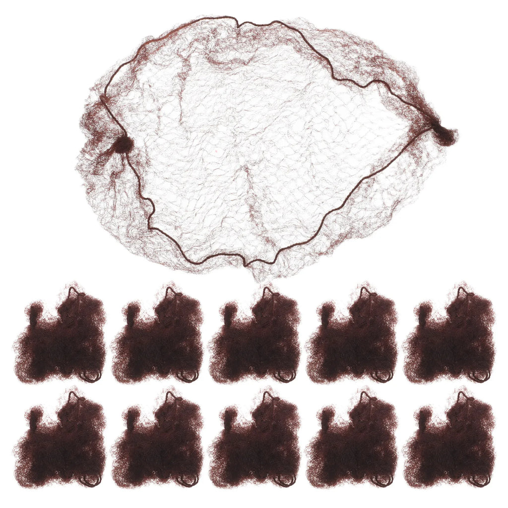 100-Pack Elastic Mesh Hair Nets for Buns | Dance & Daily Use Elastic Hair Nets QXL