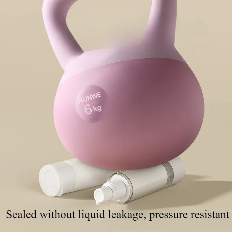 Refillable Airless Pump Travel Bottle Set | Lotion & Spray Kit Travel Bottle Set QXL