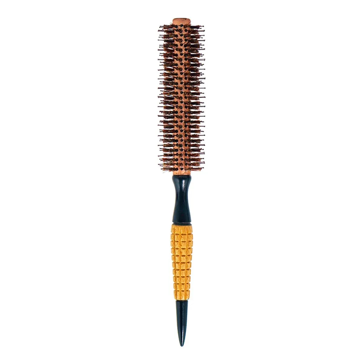 Wood Handle Boar Bristle Round Brush | Anti-Static Styling Boar Bristle Round Brush QXL 233-10