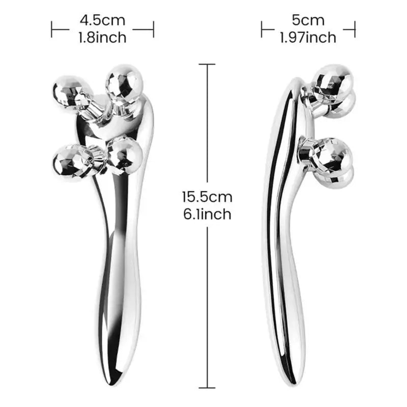 4D Y-Shape Roller Face Massager | Facial, Eye & Neck Tool Facial Roller Massager QXL