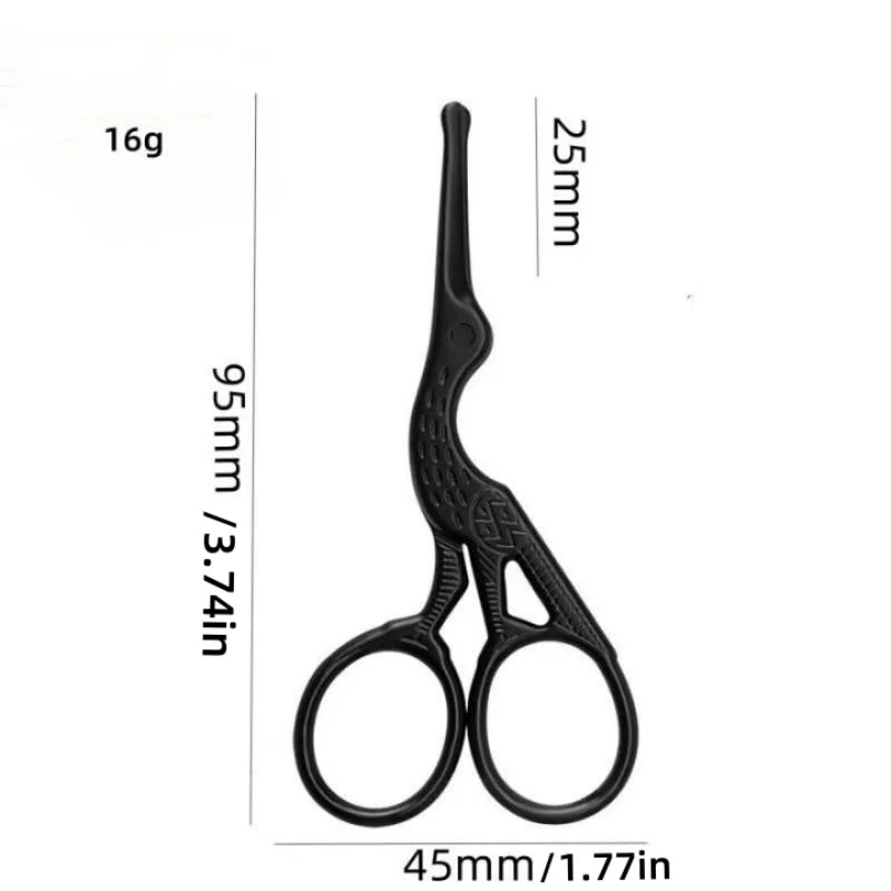 Round-Tip Stainless Steel Nose, Ear & Eyebrow Scissors Grooming Scissors QXL