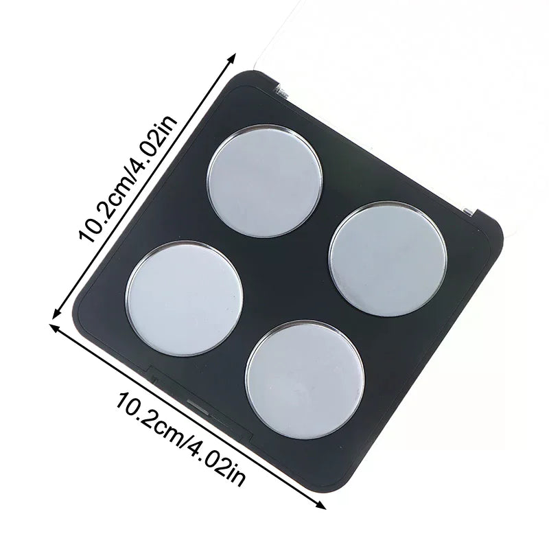 4-Grid Magnetic Empty Makeup Palette | DIY Eyeshadow Storage Empty Makeup Palette QXL
