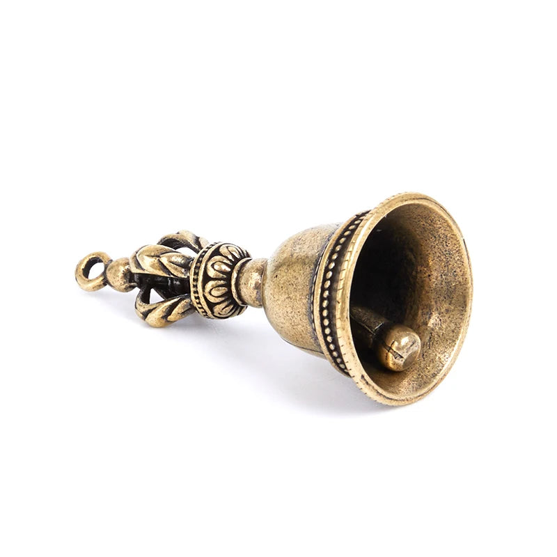 Tibetan Bronze Vintage Wind Bell | Copper Hand Bell Decorative Wind Bell QXL