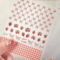 5D Kawaii Butterfly Nail Art Stickers | Glitter Decals Nail Art Stickers QXL 1pcs to2300