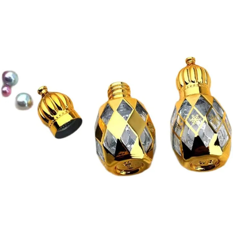 8ml Gold Glass Roll-On & Mist Spray Perfume Atomizer Bottle Perfume Atomizer Bottle QXL