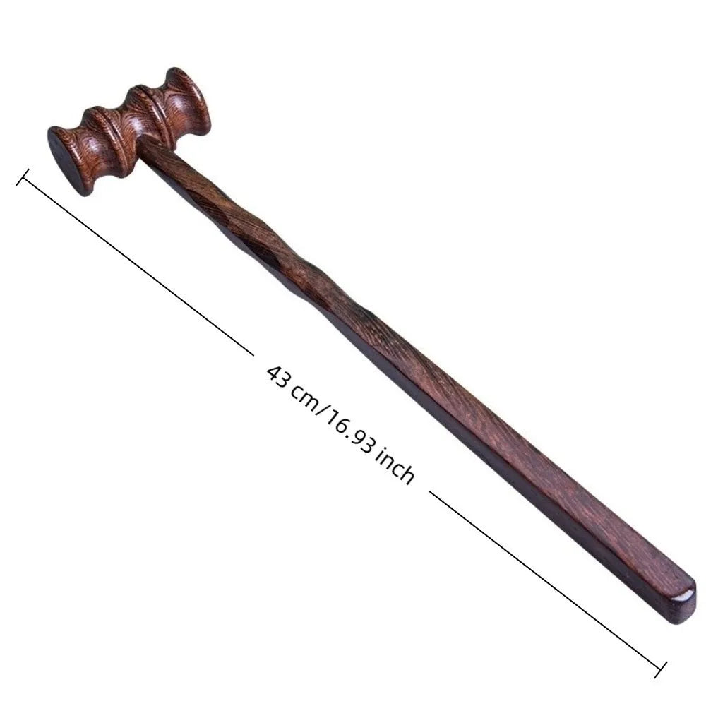 Gourd Shape Wooden Massage Hammer | Acupressure Roller Wooden Massage Hammer QXL