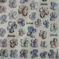 5D Embossed Flower Nail Stickers | Pink Floral Decals DIY