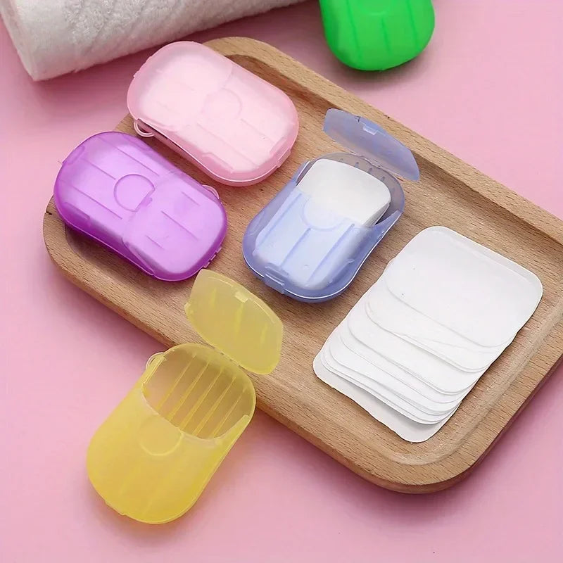 Portable Disposable Soap Sheets | Travel Hand Washing Slices Disposable Soap Sheets QXL