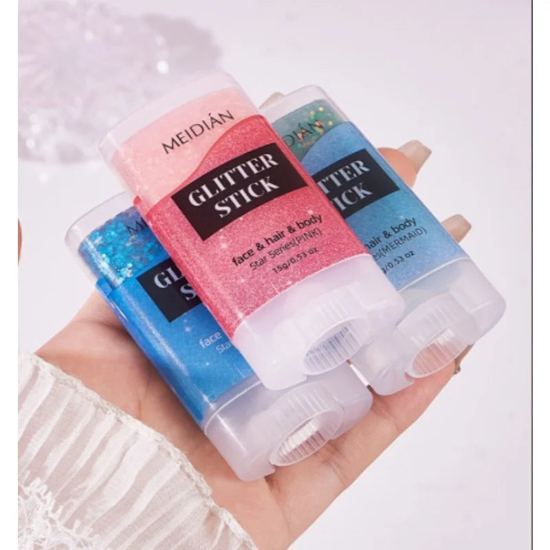 Mermaid Rainbow Glitter Stick – Face, Body & Hair Shimmer Body Glitter Stick QXL