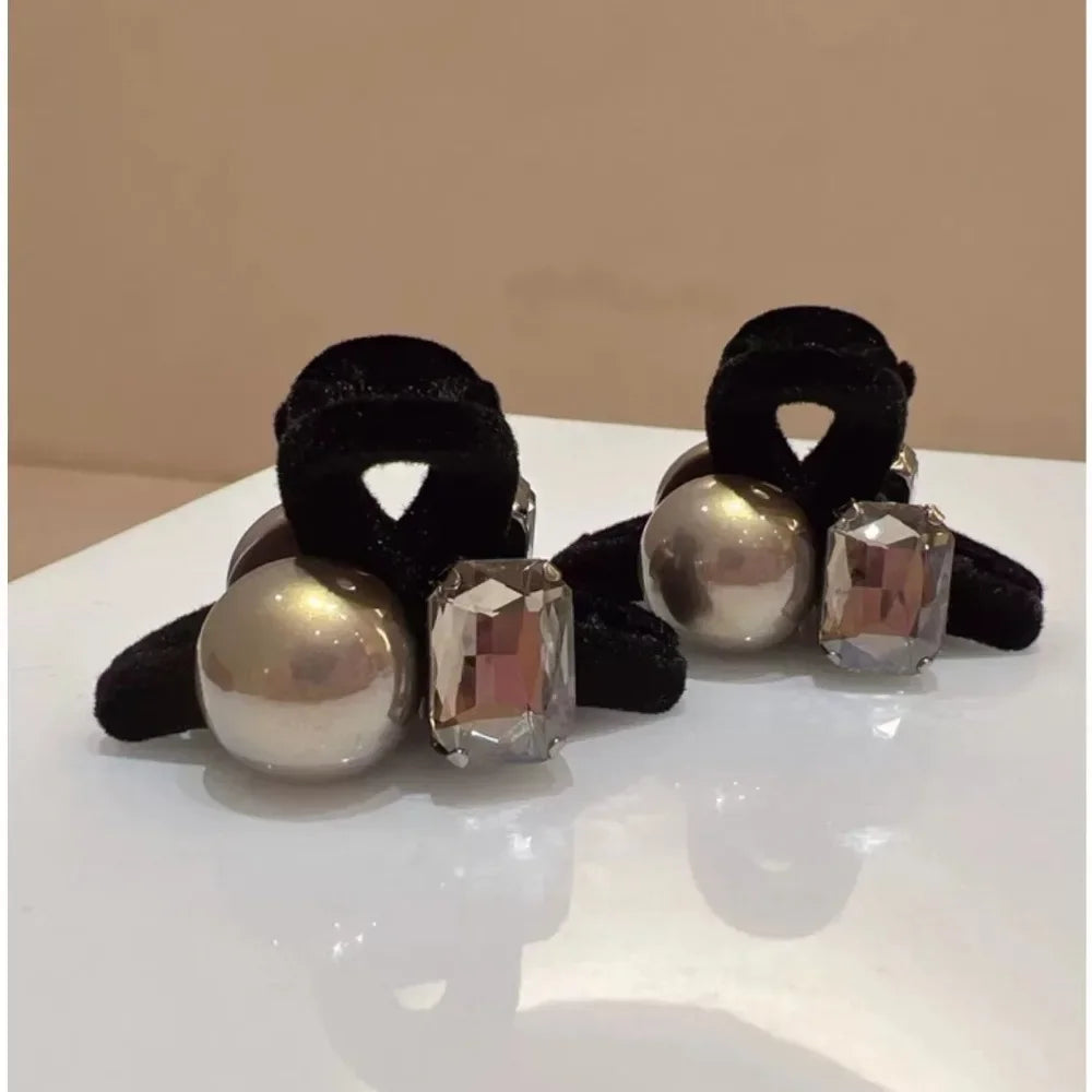 Pearl Mini Hair Claw Clip | Korean Elegant Hairpin Mini Hair Claw Clip QXL