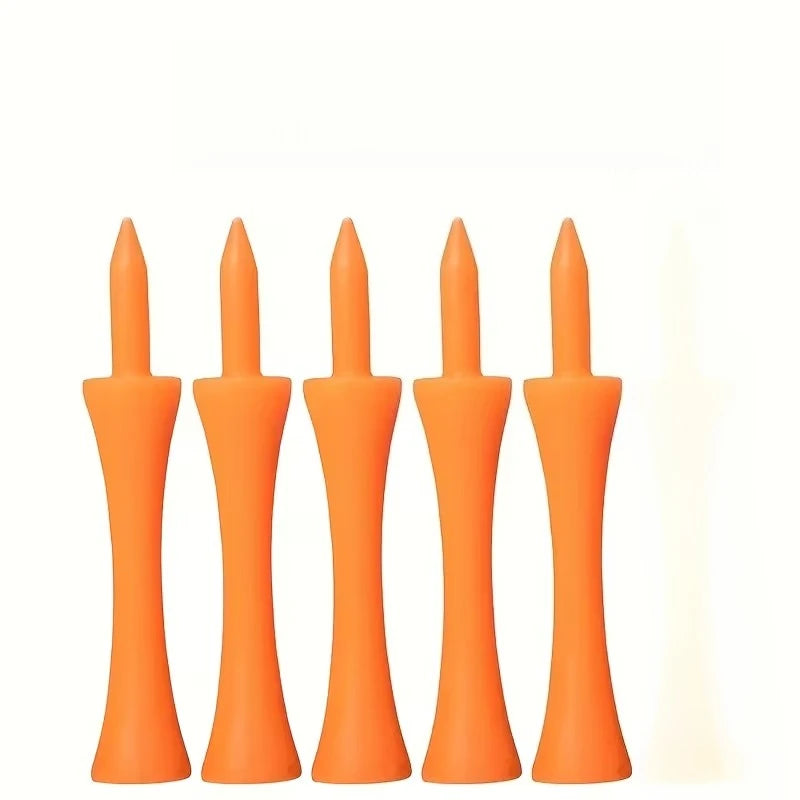 Reusable Plastic Golf Tees | Consistent Height & Durable Golf Tees QXL Orange
