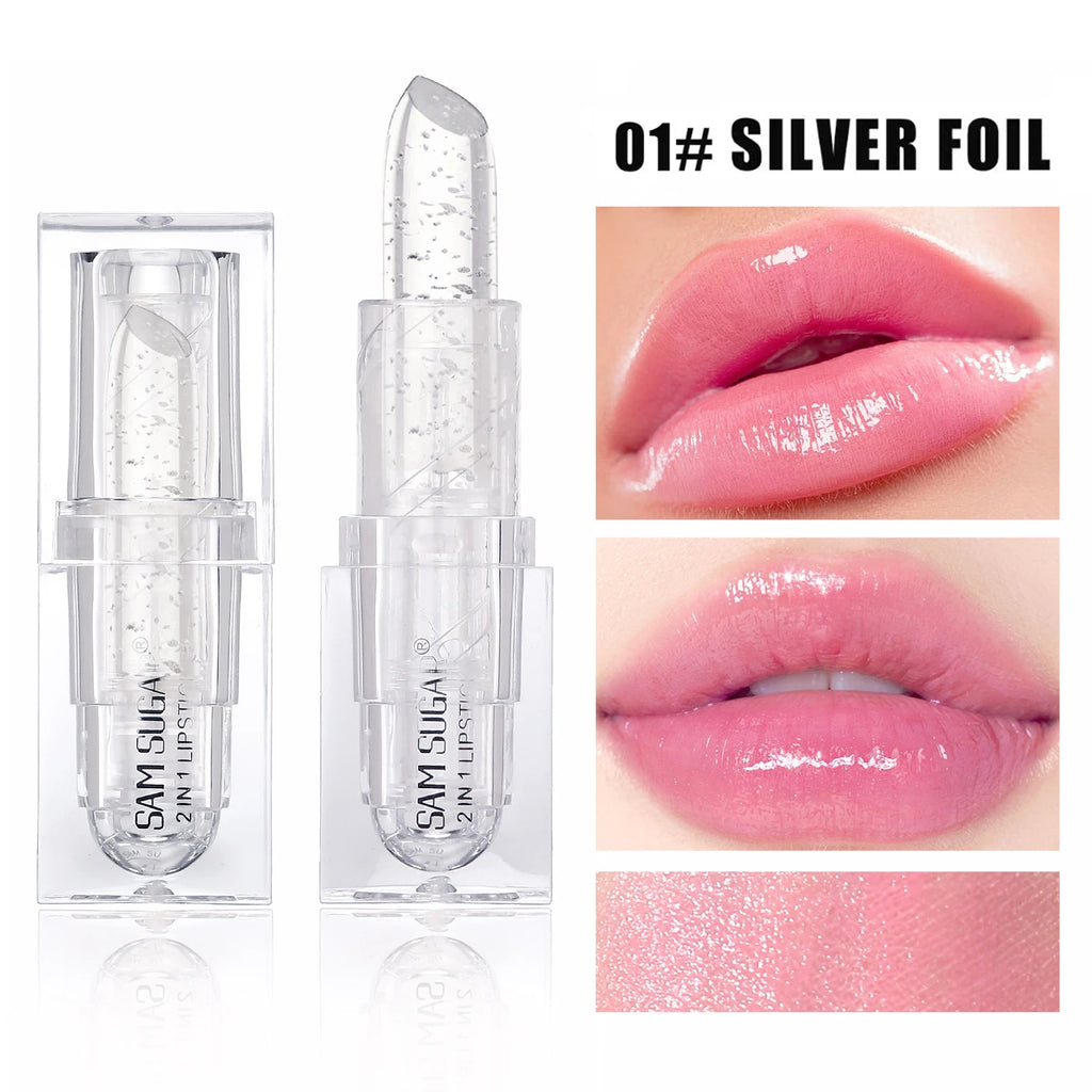 SAM SUGAR Gold Foil Color-Changing Lipstick & Lip Balm Color-Changing Lipstick QXL 1