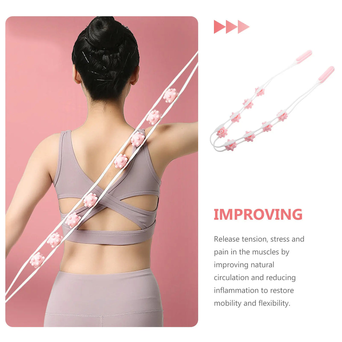 Body Roller Massage Tool | Back Neck Leg Shoulder Massager Body Roller Massager QXL