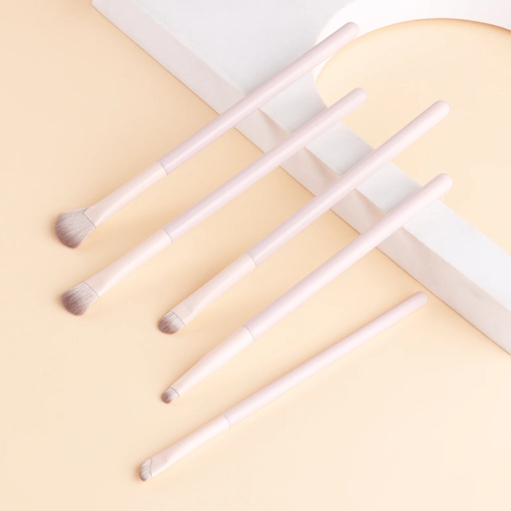 5-Piece Soft Bristle Eye Makeup Brush Set | Ronshadow Eye Makeup Brush Set QXL