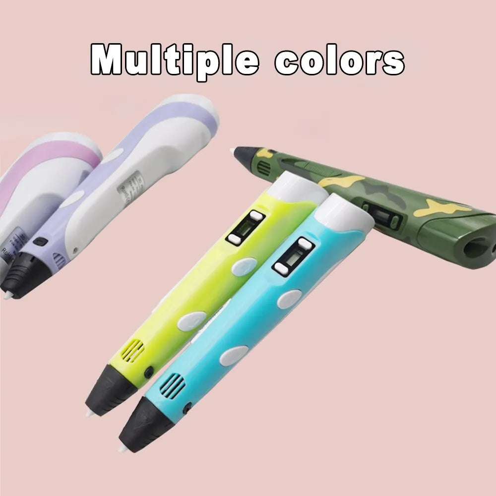 USB 3D Drawing Pen with 9M PLA Filament | Kids Art Gift 3D Drawing Pen QXL
