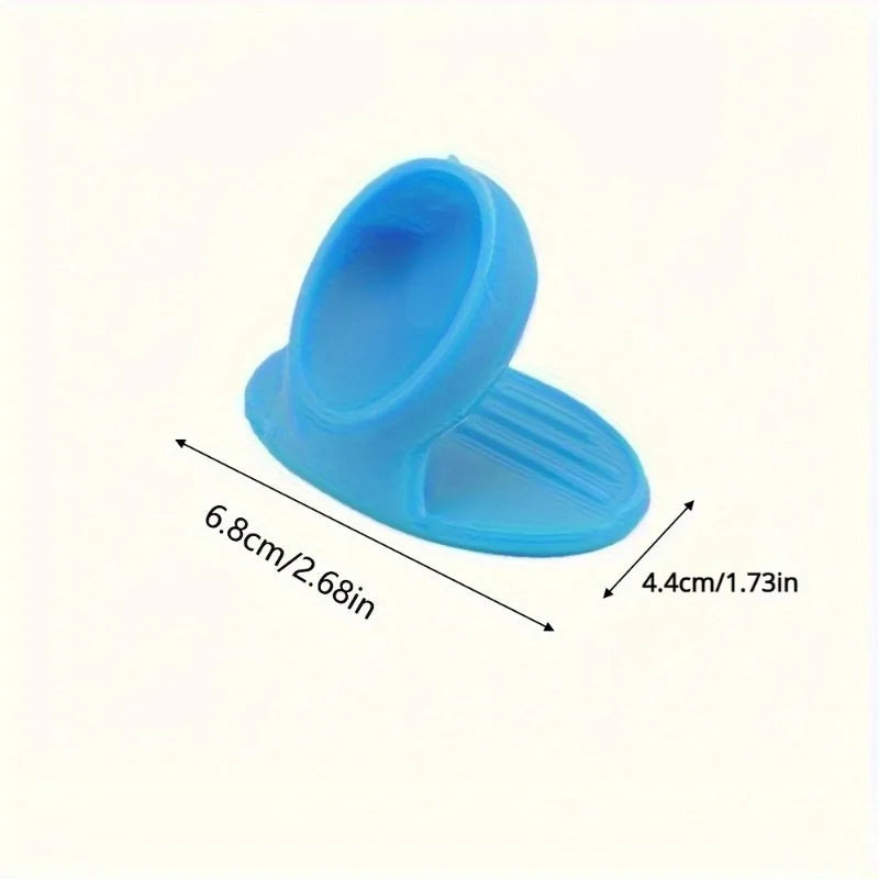 2-Pack Silicone Finger Protectors | Heat-Resistant Kitchen Covers Silicone Finger Guards QXL