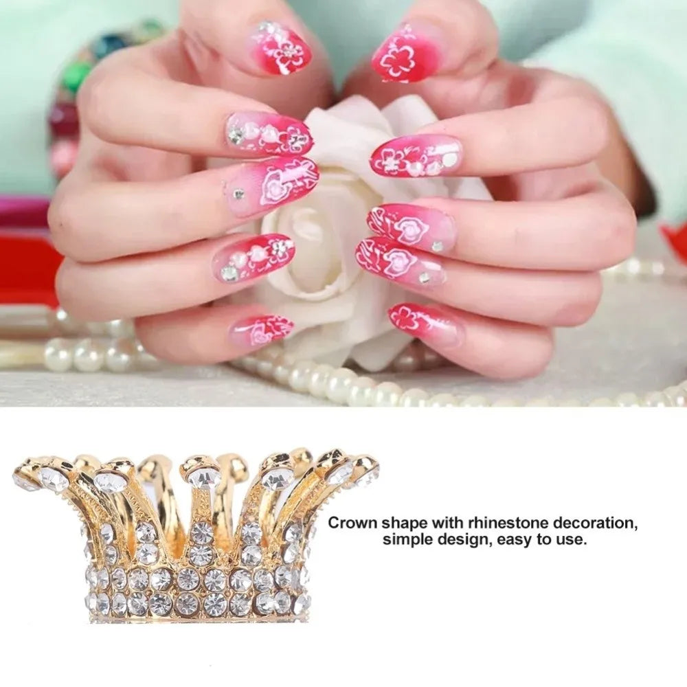 Crown Design Nail Art Brush Holder & Pen Display Stand Nail Brush Holder QXL