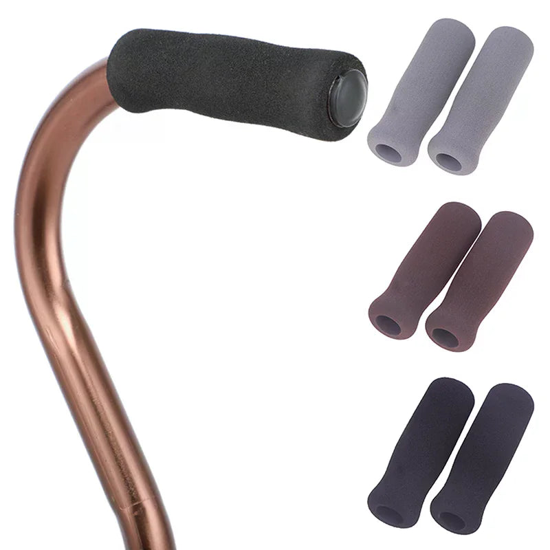 2-Pack Sponge Walker Handle Grips | Anti-Slip Cane Covers Walker Handle Grips QXL