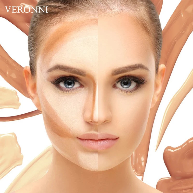 6-Color Full Coverage Concealer Palette with Brush Concealer Palette QXL