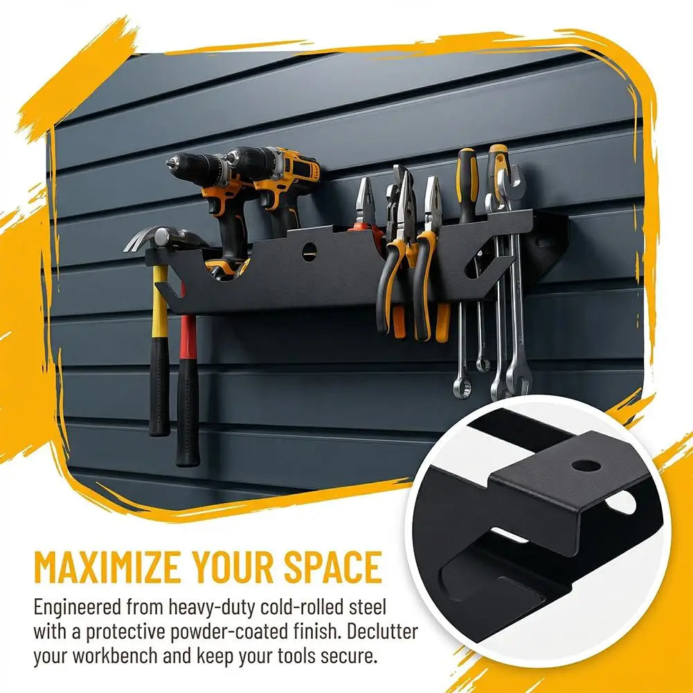 Wall-Mount Angle Grinder Storage Rack | Metal Cord Hanger Tool Storage Rack QXL