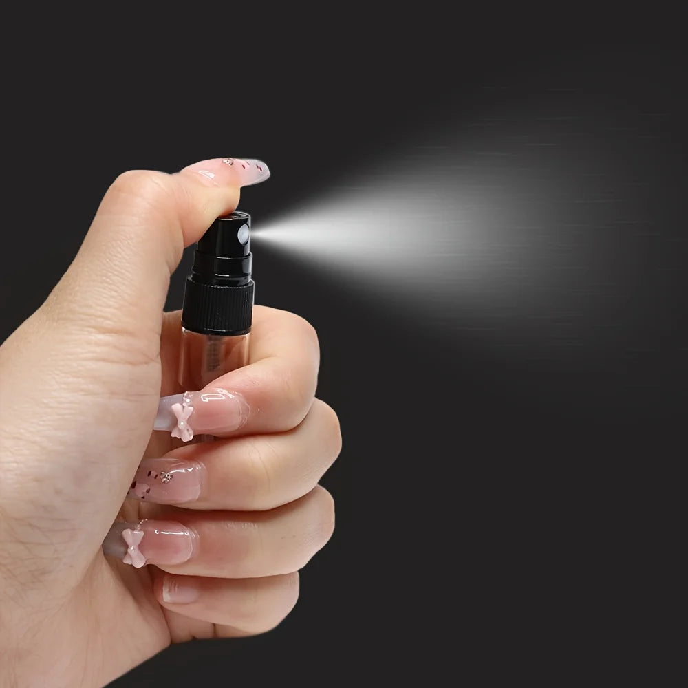 100-Pack 10ml Refillable Glass Spray Bottles with Droppers & Funnels Glass Spray Bottle Set QXL